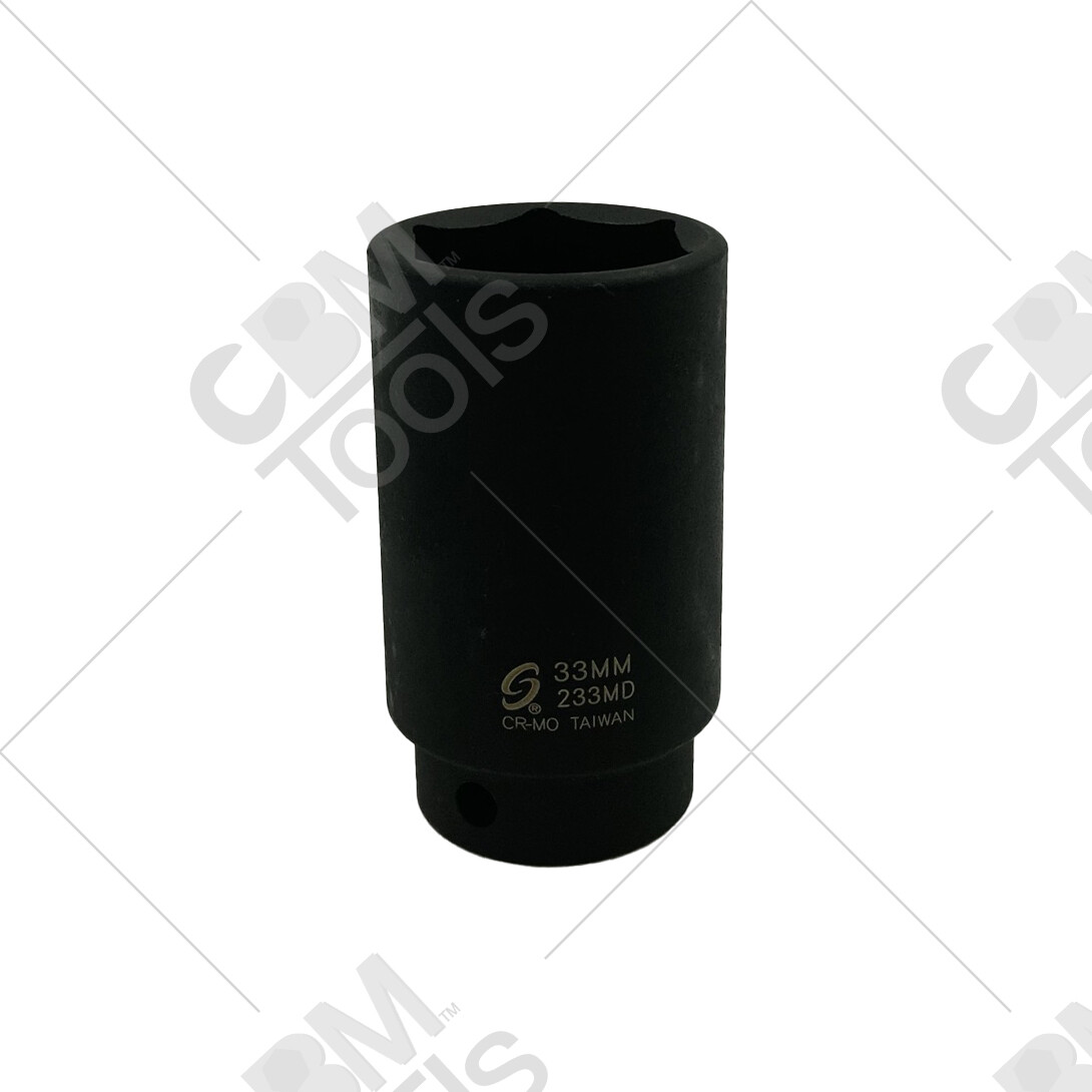 Sunex 233MD 1/2″ Drive 6 Point 33mm Deep Impact Socket