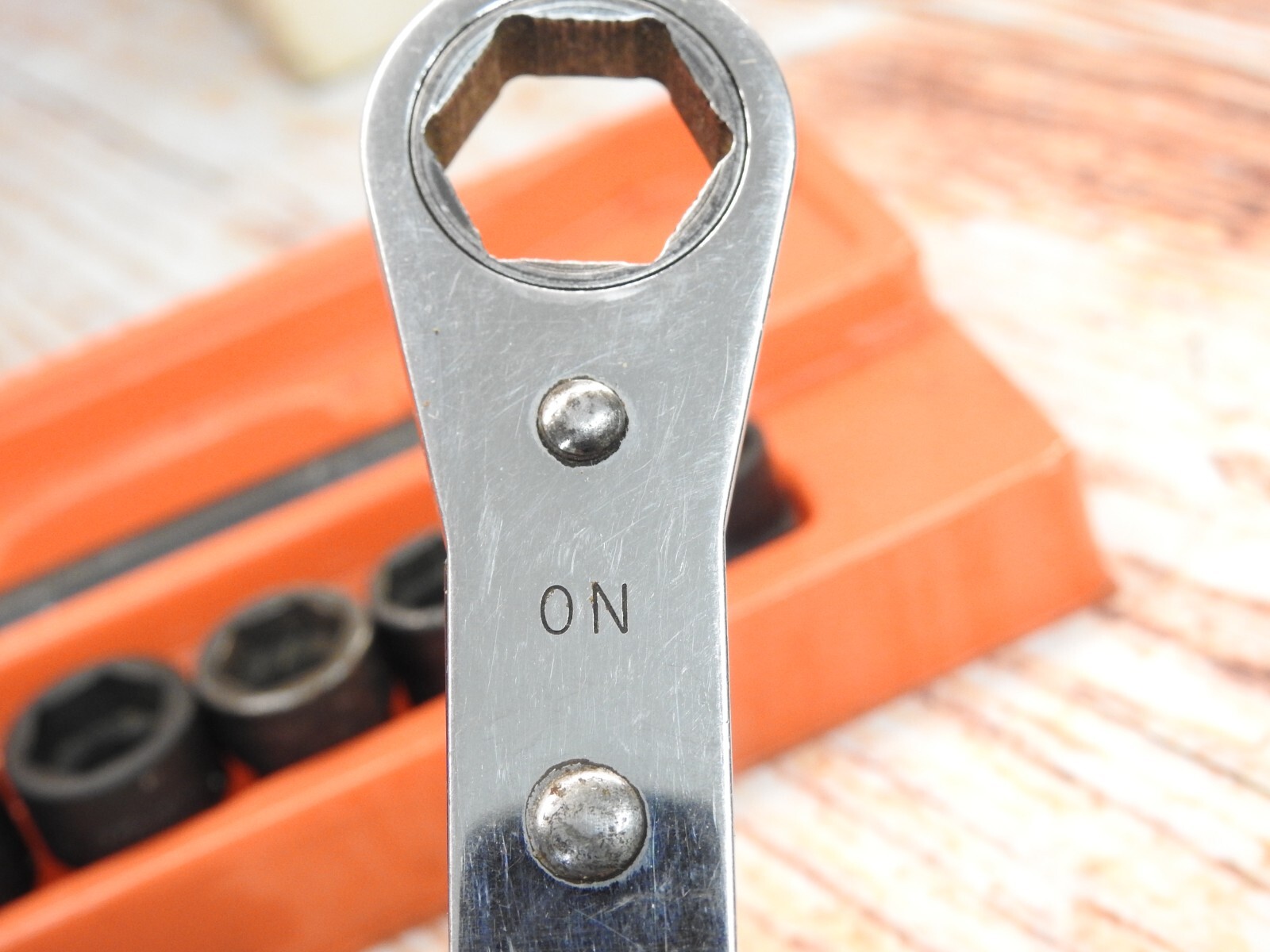 AFR-100 1964-69 Snap On Low Clearance PASS THRU Ratcheting Socket Set