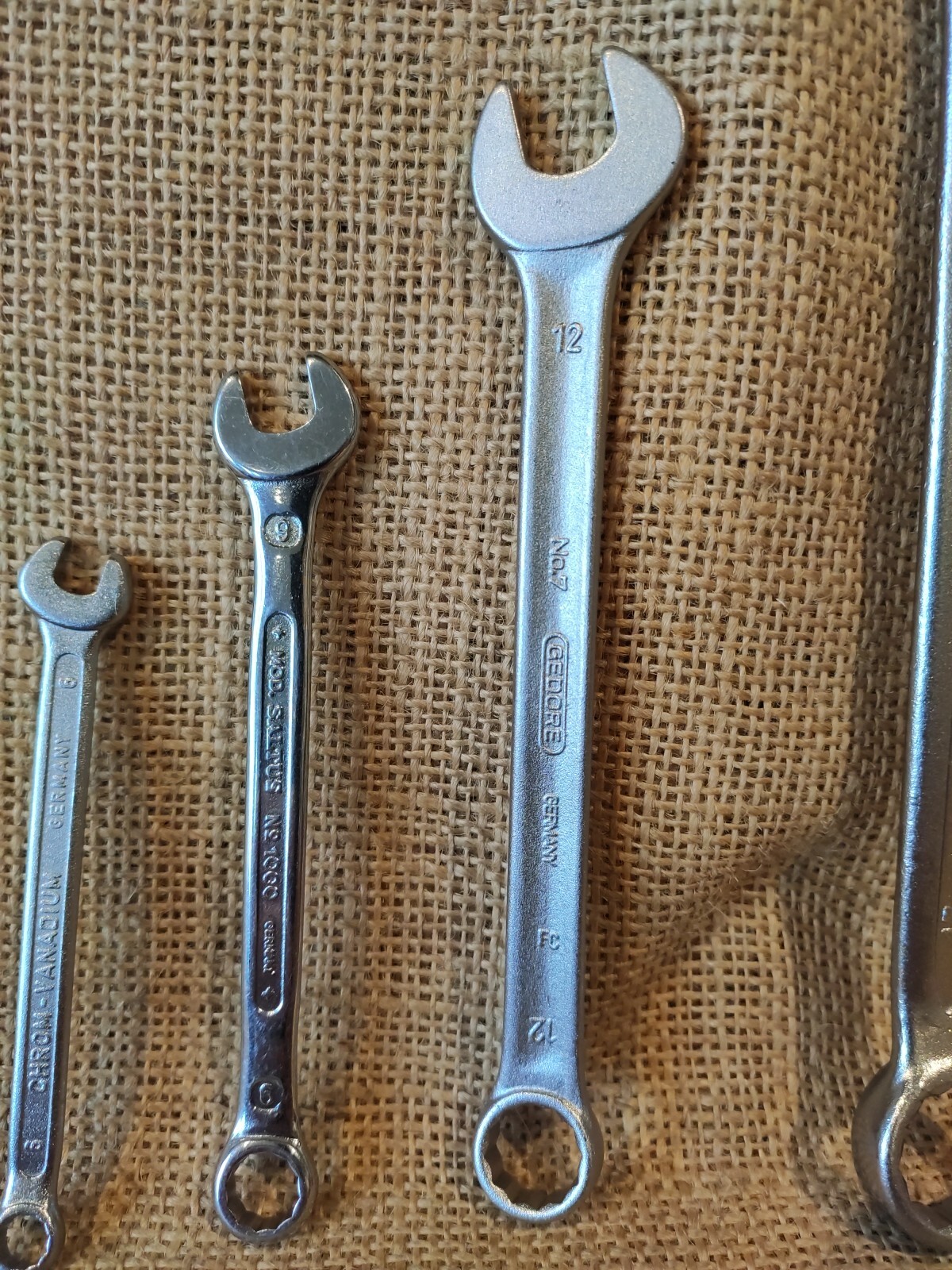 Gedore Saltus Metric Spanners Garage Bike Car Motorcycle Mechanics German Tools
