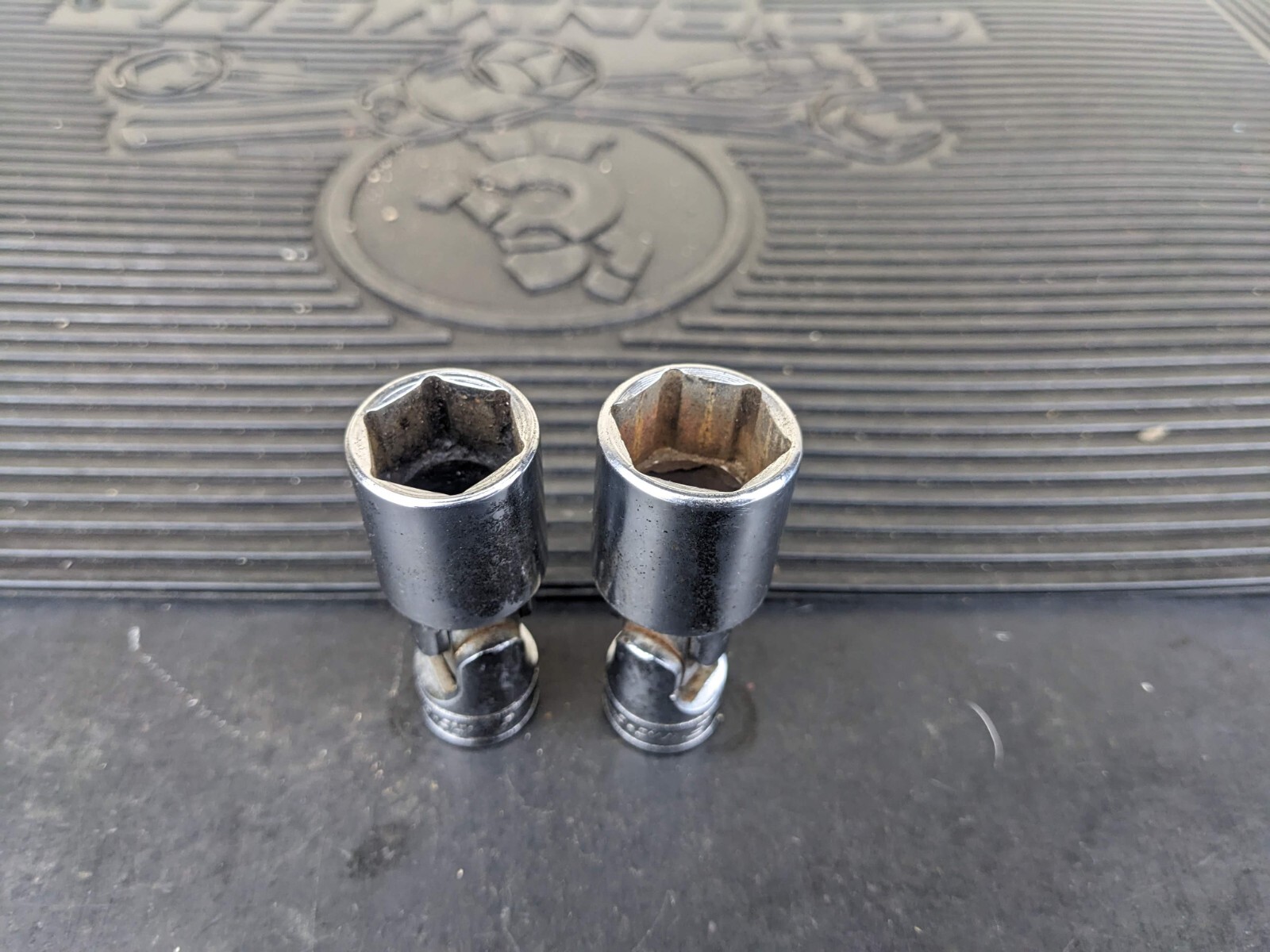 #bd209 Snap-on 3/8 Drive Deep Swivel Sockets SAE 3/4″ 11/16″ FSU22 FSU24