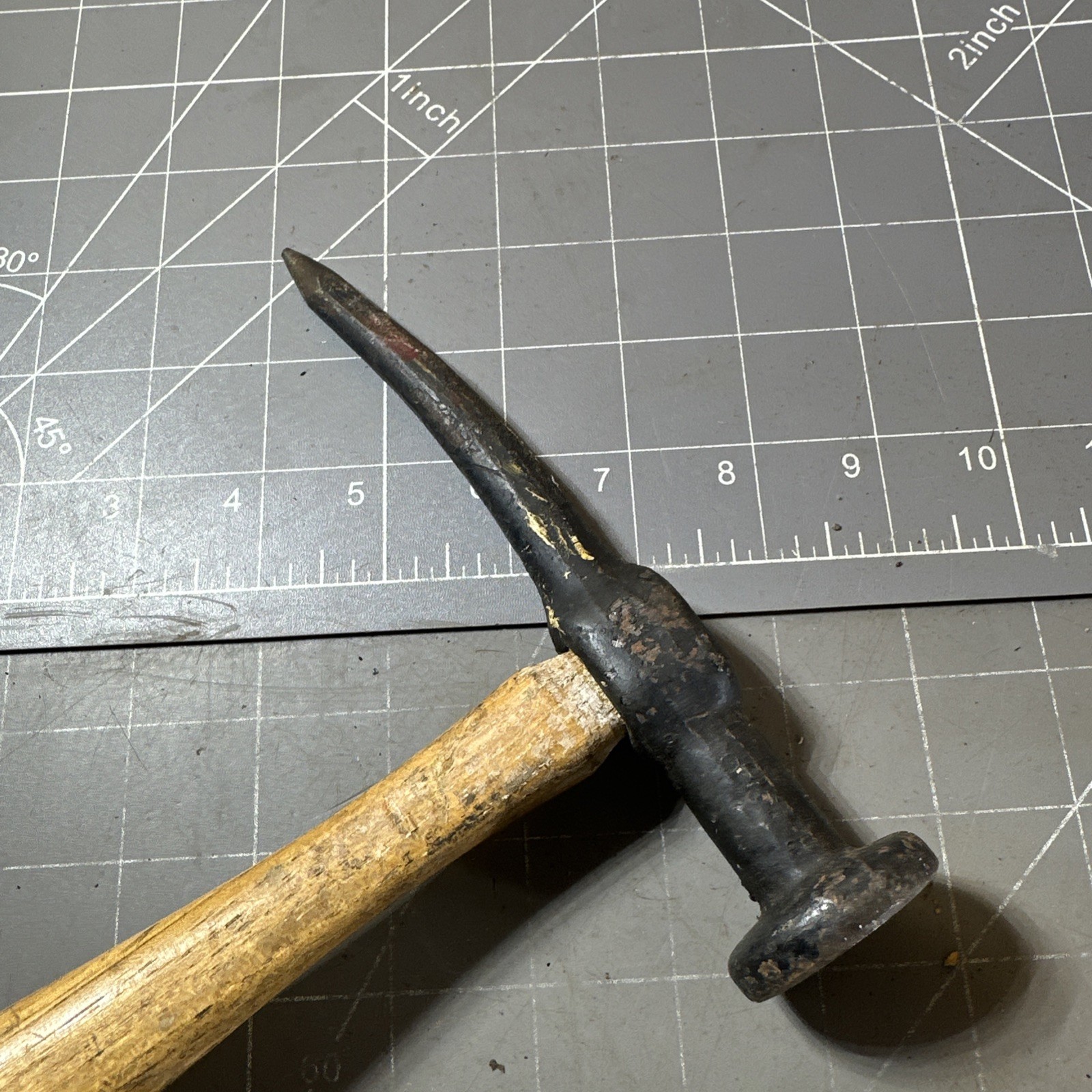 Vintage Auto Body Pick Bumping Hammer Wood Handle⁠
