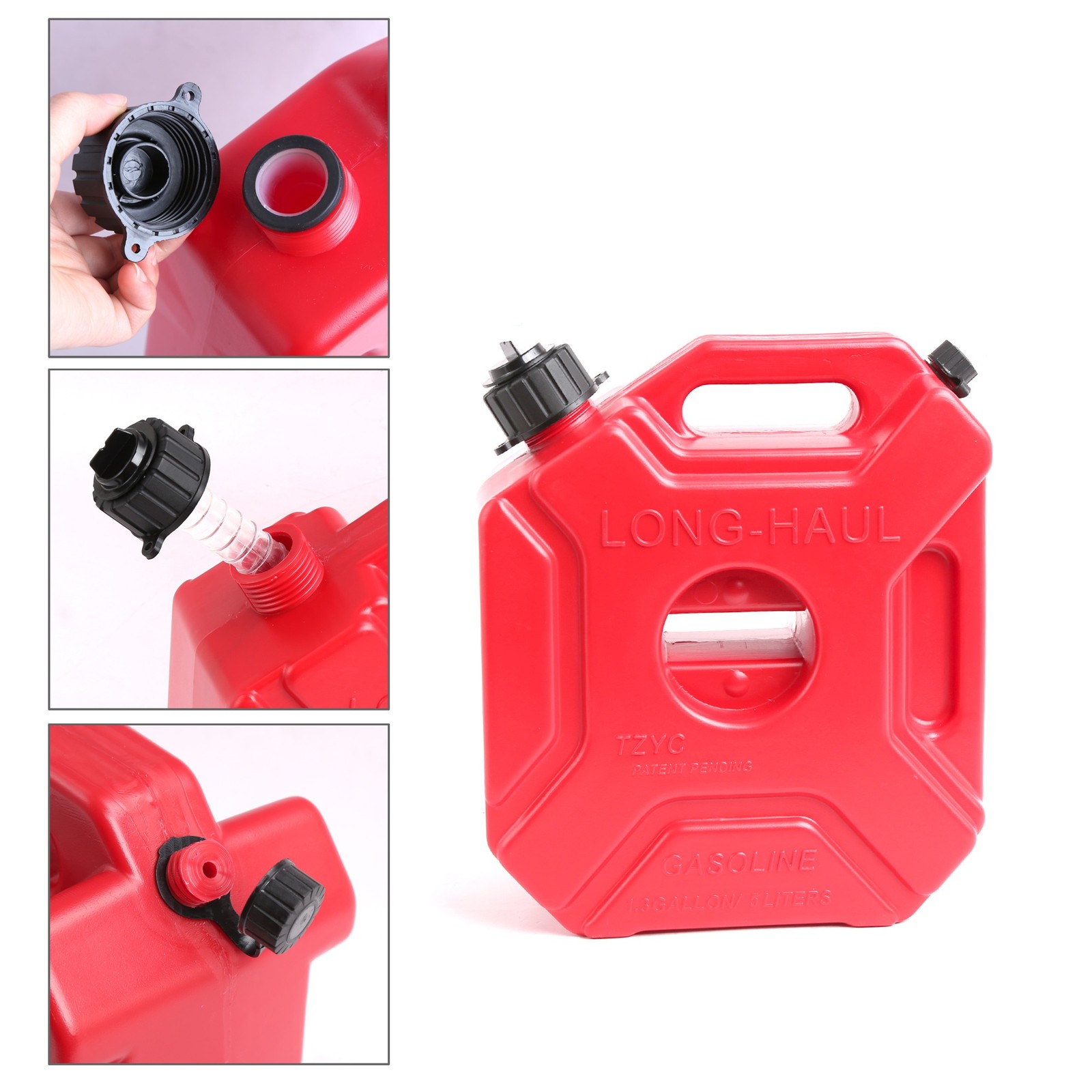 5L/1.3 Gallon Fuel Petrol Container Gas Cans Spare Emergency Backup Tank Car