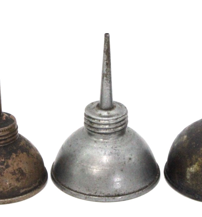 RIGHT OUT OF THE BARN 4 Vintage OIL CANS Starrett M1 and 3 unbranded