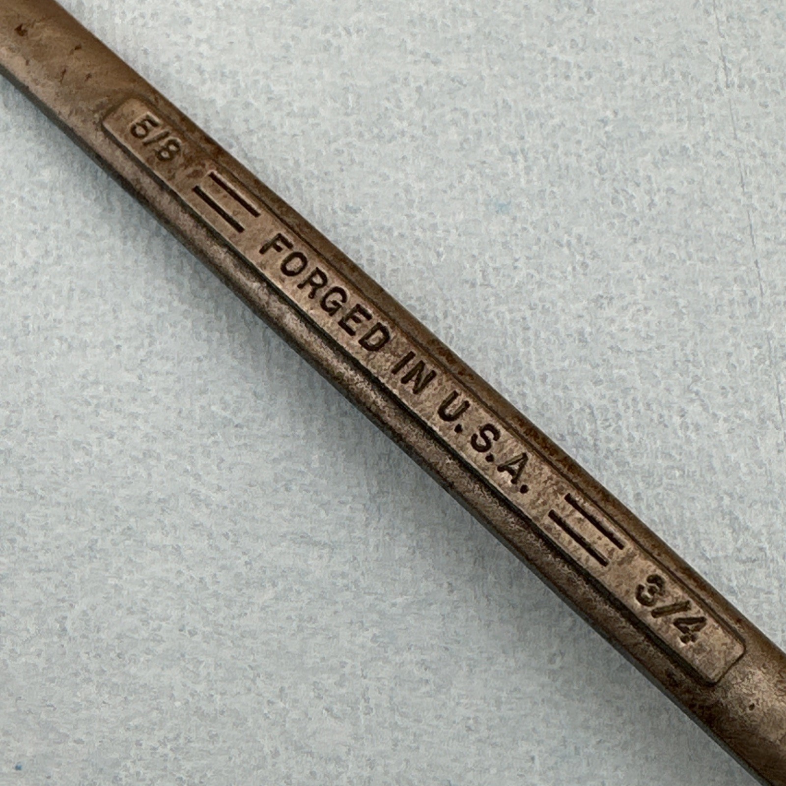 Craftsman Flying =V= 9/16″ x 5/8″ Double Box End Wrench USA Vintage