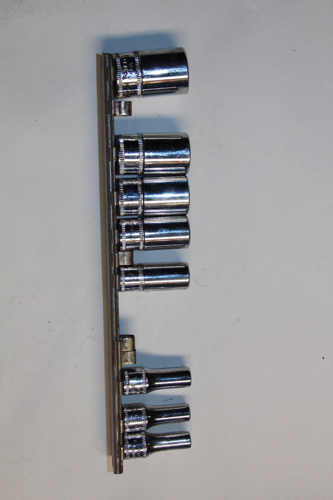 SNAP-ON TOOLS 1/4″ Drive 6-Point Metric Semi-Deep Socket SET 8pcs USA