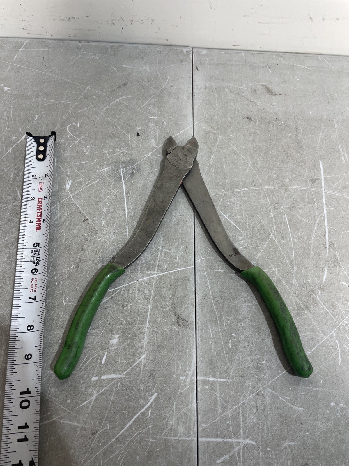 Snap on Tools 312CF 11″ VectorEdge Heavy-Duty Diagonal Cutter (Green) USA