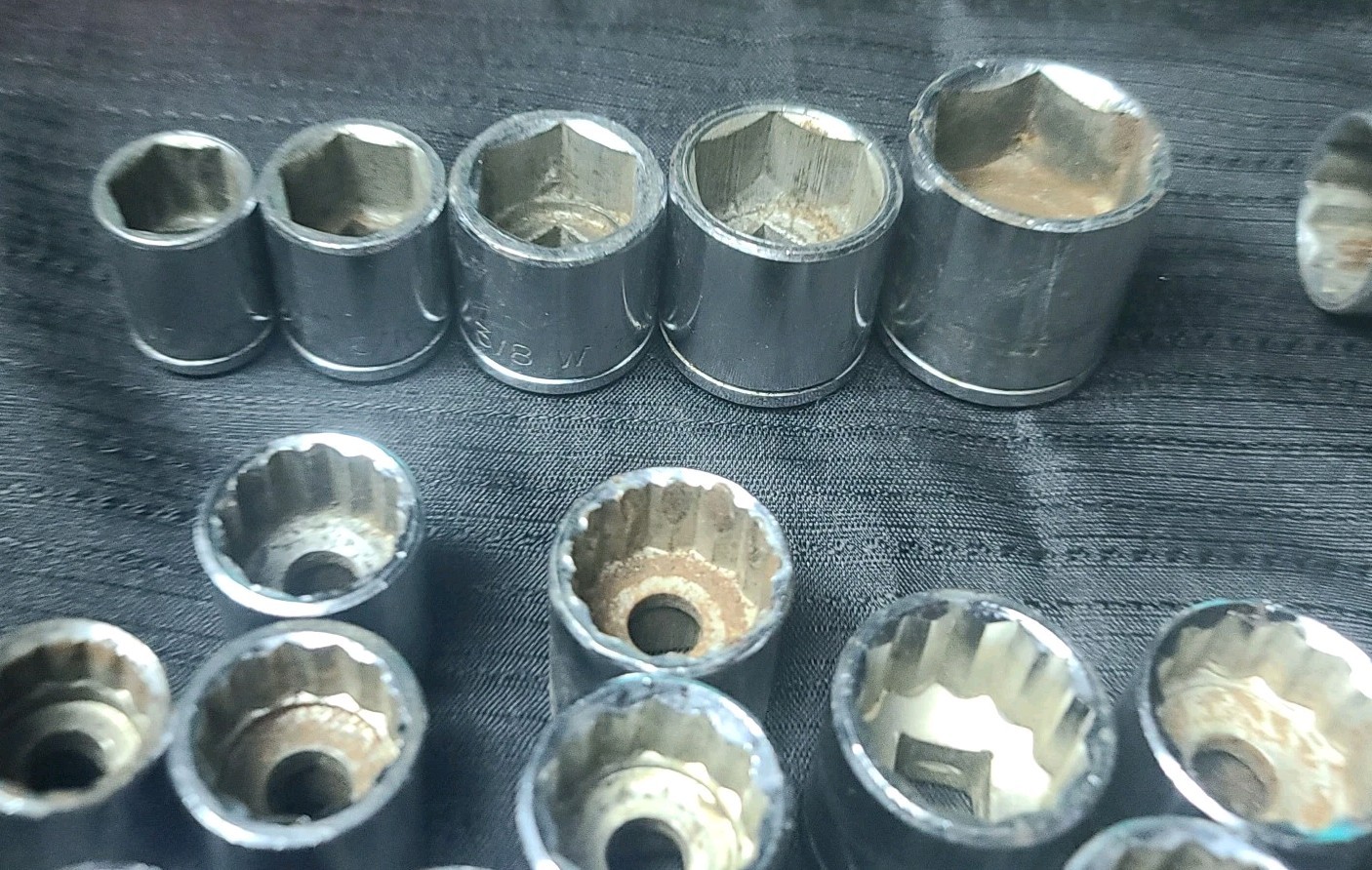 Assorted Socket Set/Mixed Bundle Lot Metric/SAE, Unbranded Japan
