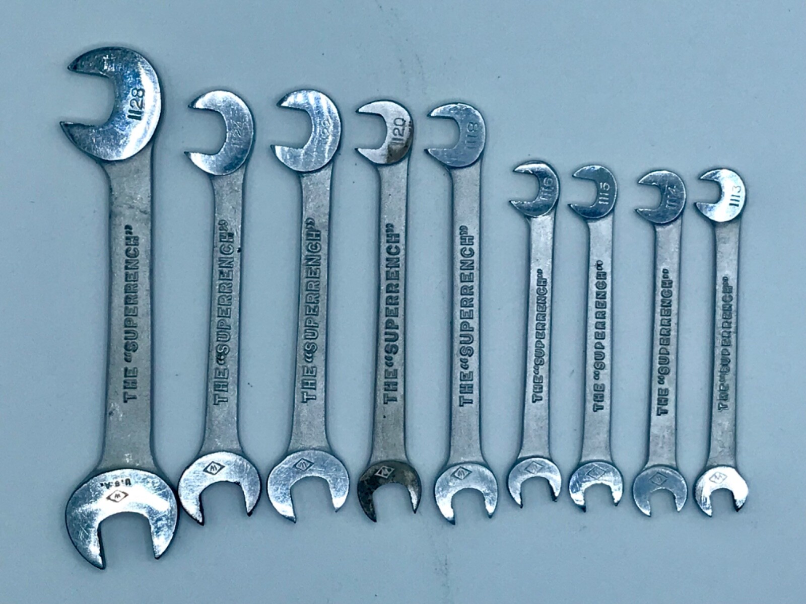 Vintage Williams Ignition Superrench 10-Piece Set w/ Tool Roll USA 🇺🇸