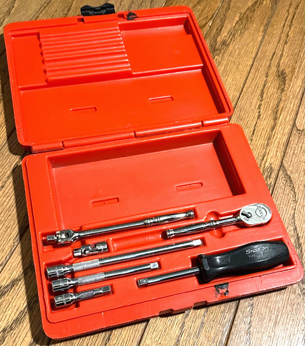 🇺🇸 Snap On Tools 1/4″ Ratchet Breaker Set General Service Extension Swivel Lot