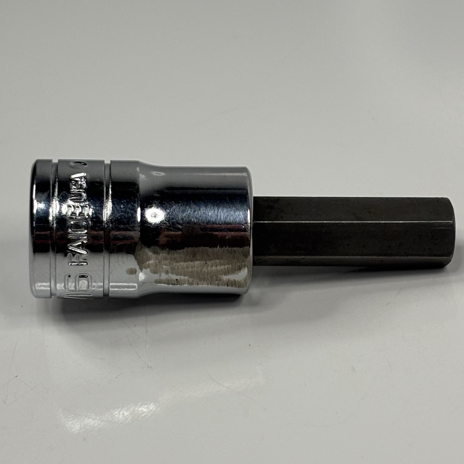 Snap On Tools FA10E 3/8 Drive SAE 5/16 Standard Hex Bit Socket Driver USA 1999