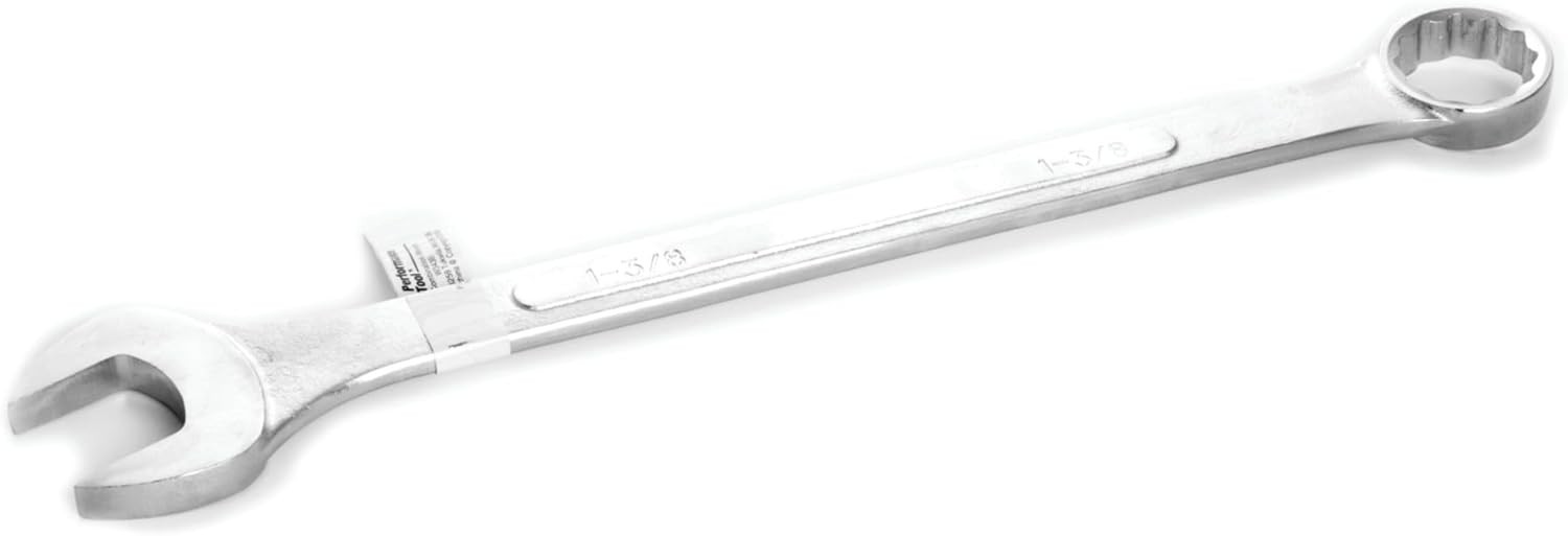 W343B Combo Wrench, Silver, 1-3/8-Inch
