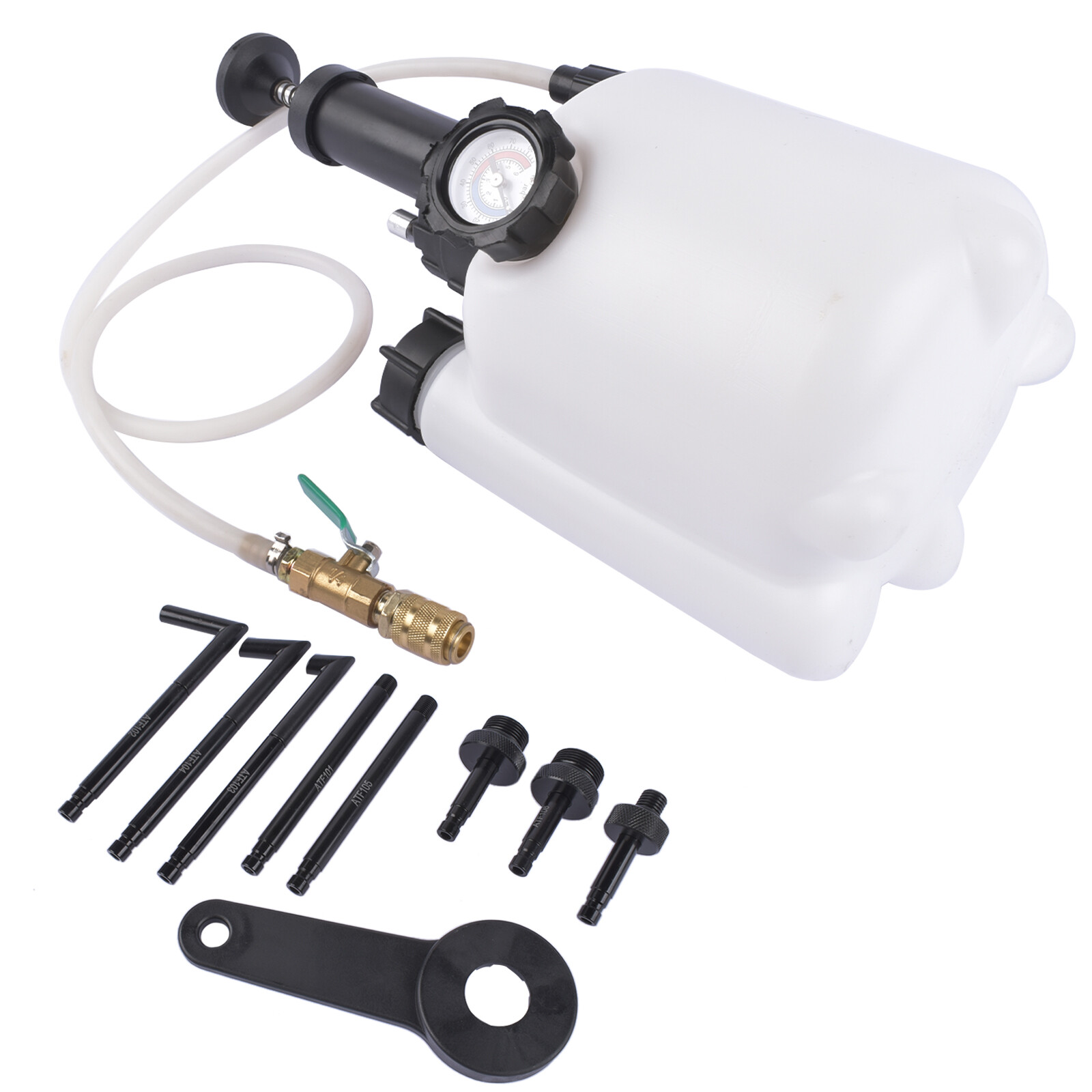 3L Transmission Oil Filling Tool System Fluid Pump Manual with 8pcs Adaptors