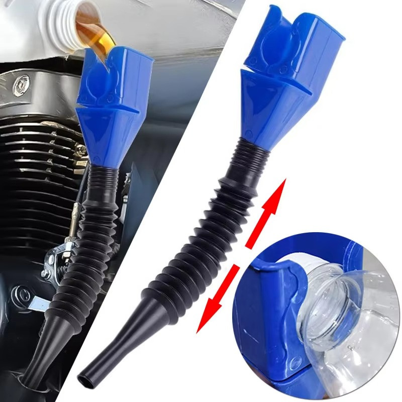Flexible Draining Tool Snap MultiPurpose Flexible Fold Oil Diesel Transfer Funne