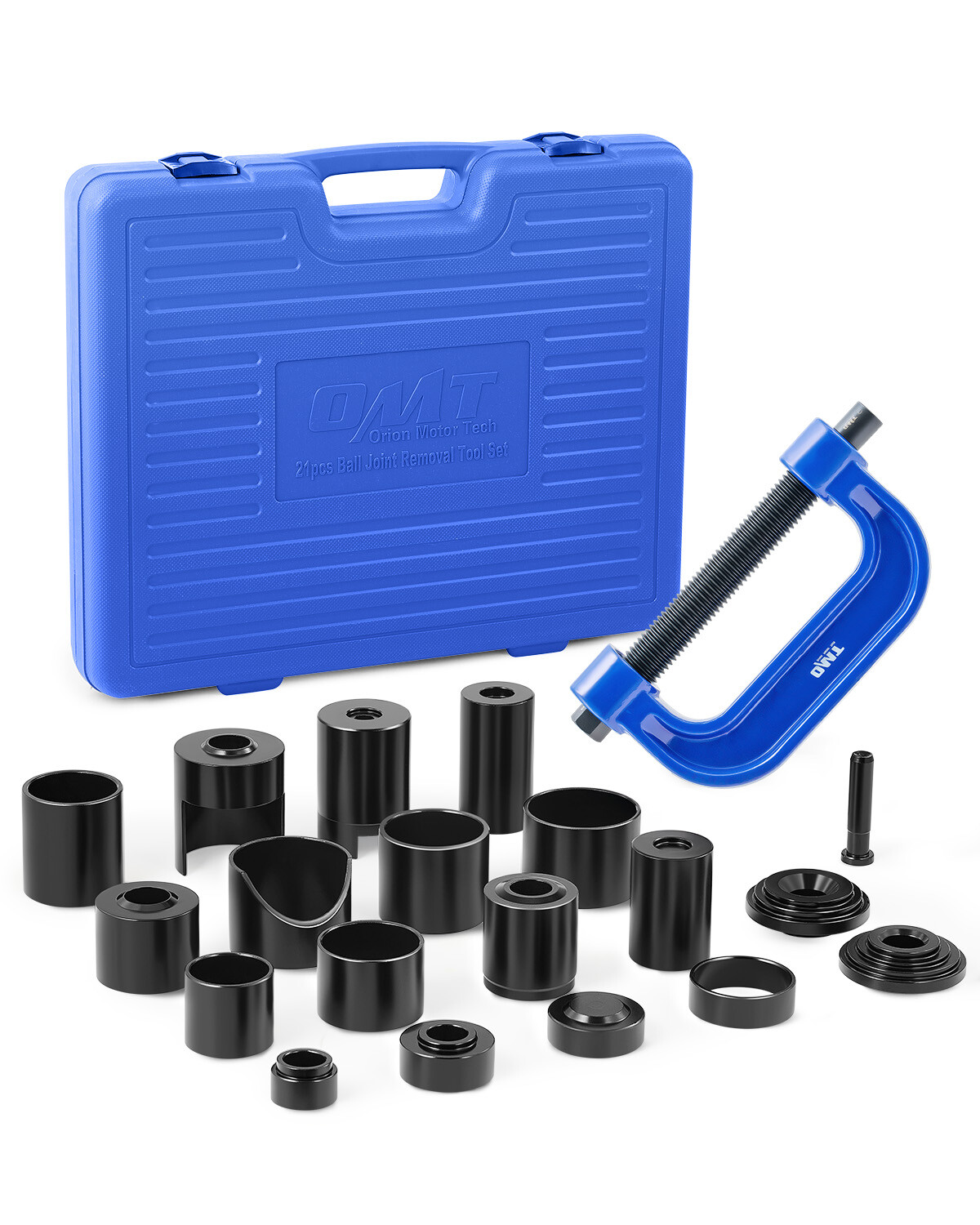 OMT Master Ball Joint Press Kit 21pc Auto Ball Joint Removal Installer Tool Kit