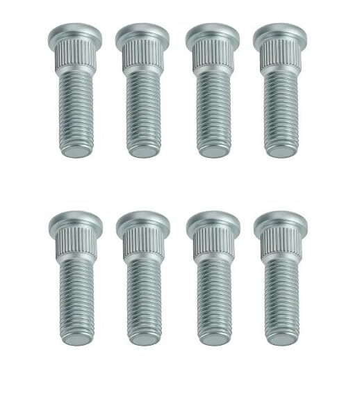 set Of 8pcs m12*1.5 * 40 Front Rear Wheel Studs Bolts 7519753 Replacement Fo