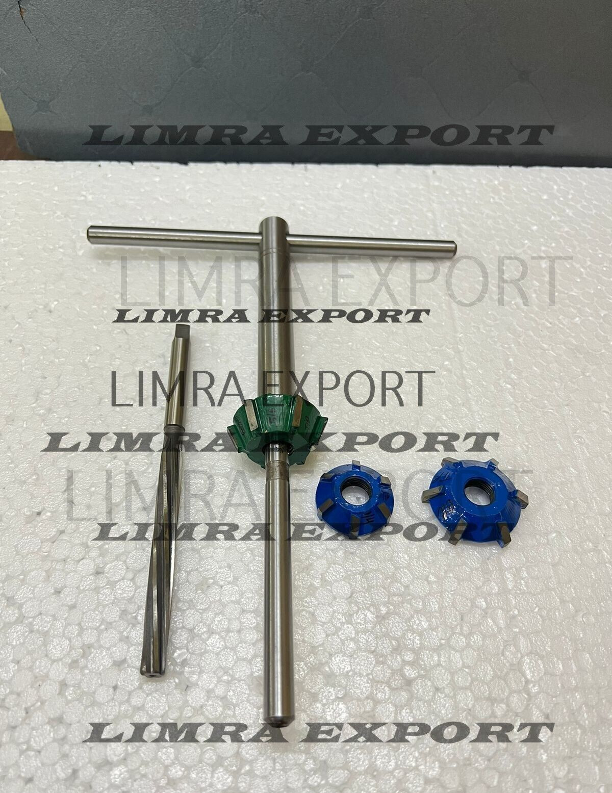 23x 3 ANGLES CUT VALVE SEAT CUTTER KIT CARBIDE TIPPED BOXED new