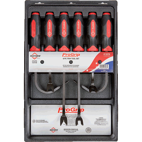 Mayhew Steel Products 13078 6 Piece Progrip Trim Tool Set Brand