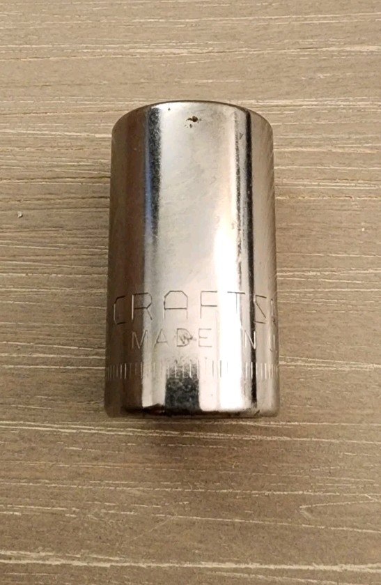 Craftsman 15mm Socket 12 Point 1/2″ Drive Inverted G 44236