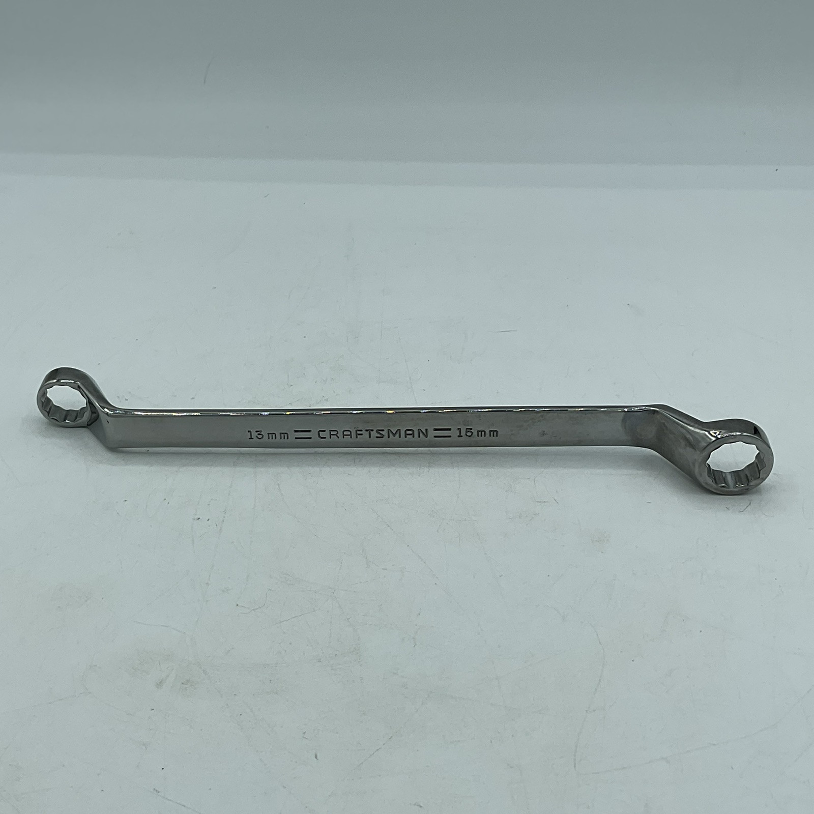 Craftsman 13mm x 15mm Deep Offset Box Wrench Double End # 44362 VA – USA – NOS