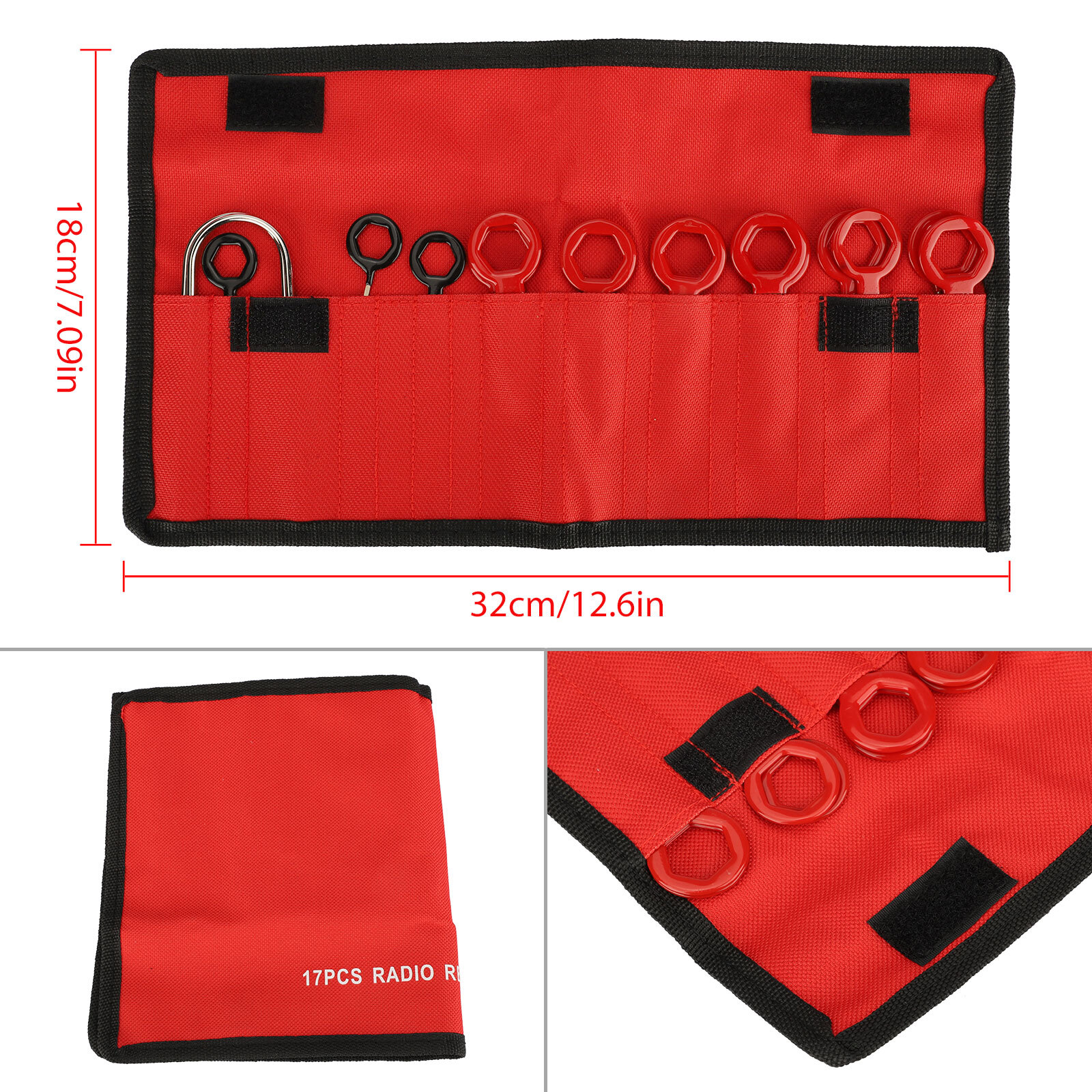 17X Car Audio Disassembly Tool Kit + Terminal Removal Connector Pin Ejector Kit