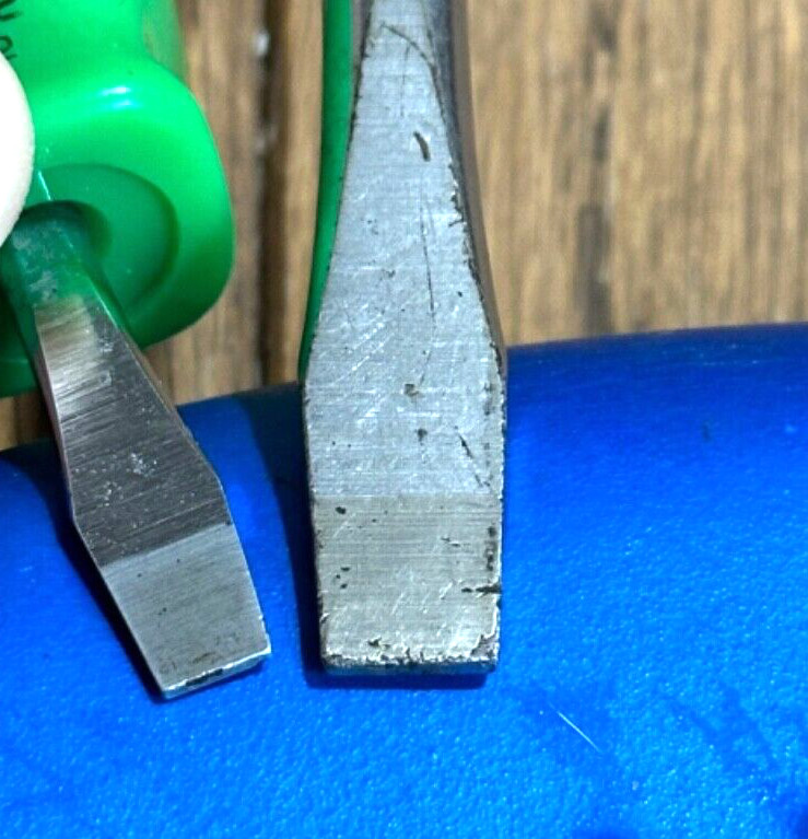 VTG Matco Tools Phillips Flat Standard Tip Screwdriver Set Lot Green Stubby Long
