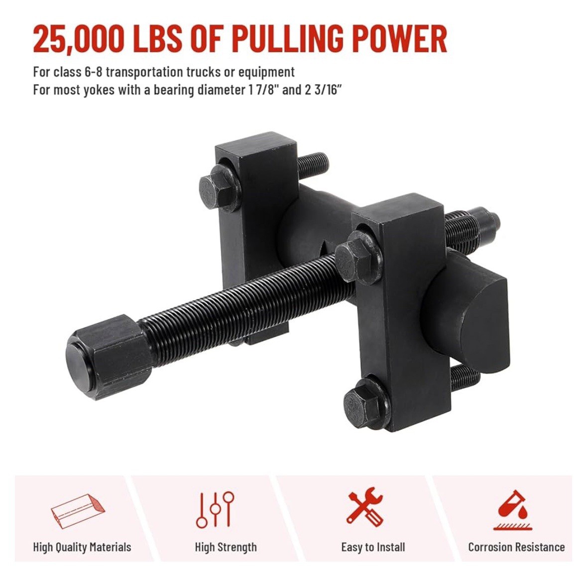 60050 Heavy Duty Yoke Puller Yoke Removal Tool Kit Replaces 10803