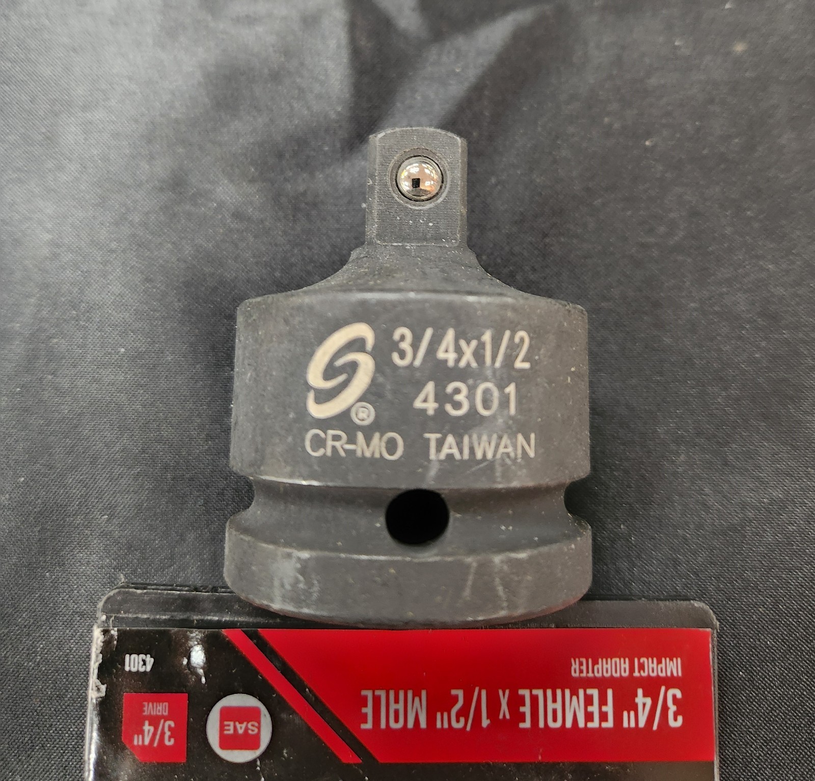QTY 1 NEW SUNEX 4301 ADAPTER 3/4″ MALE X 1/2″ FEMALE IMPACT ADAPTER