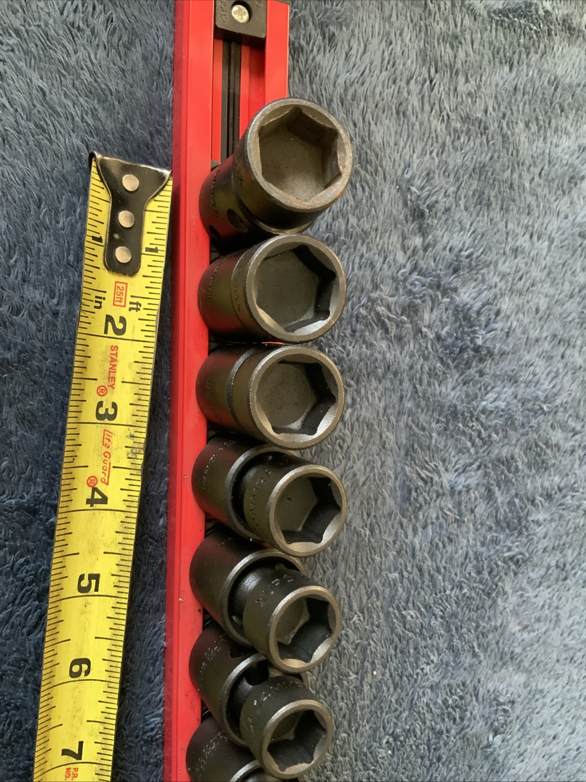 Mac Tools 3/8” Drive Impact Swivel Socket Set, 10-19mm….6pt…..Mac Tray As Well..