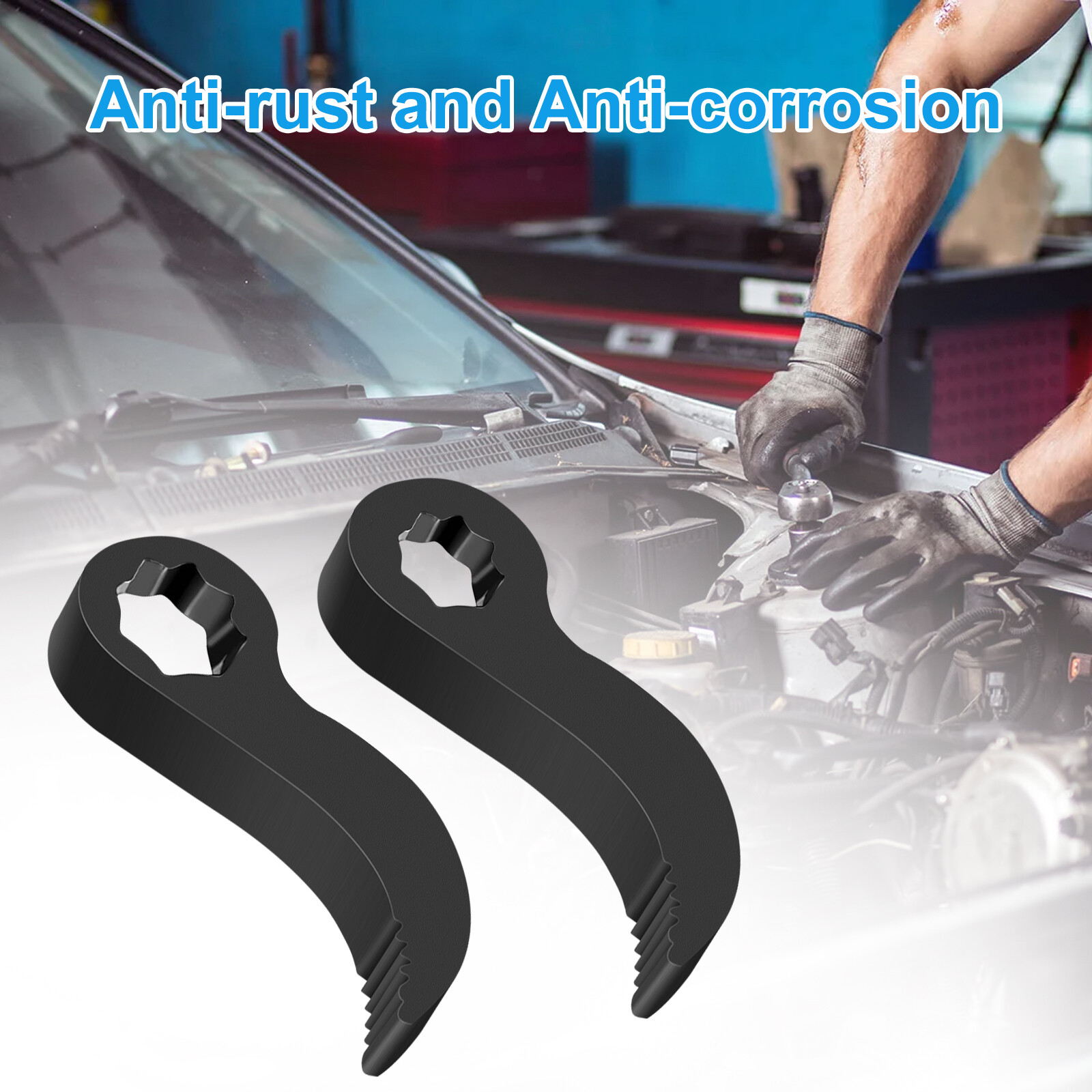 Pry Bar Wrench Adapter Head Crowbar Adapter 1/2″ 3/8″ Ratchet Car Repairing Tool