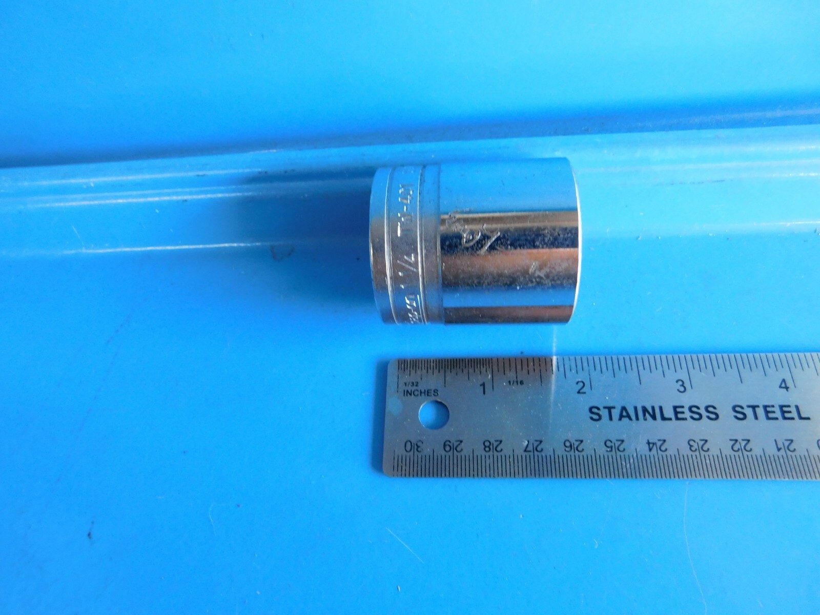 USED, SNAP ON TOOLS » 1-1/4 IN. » 6 PT. 1/2 IN. DR. SHORT SOCKET, PART #TW401