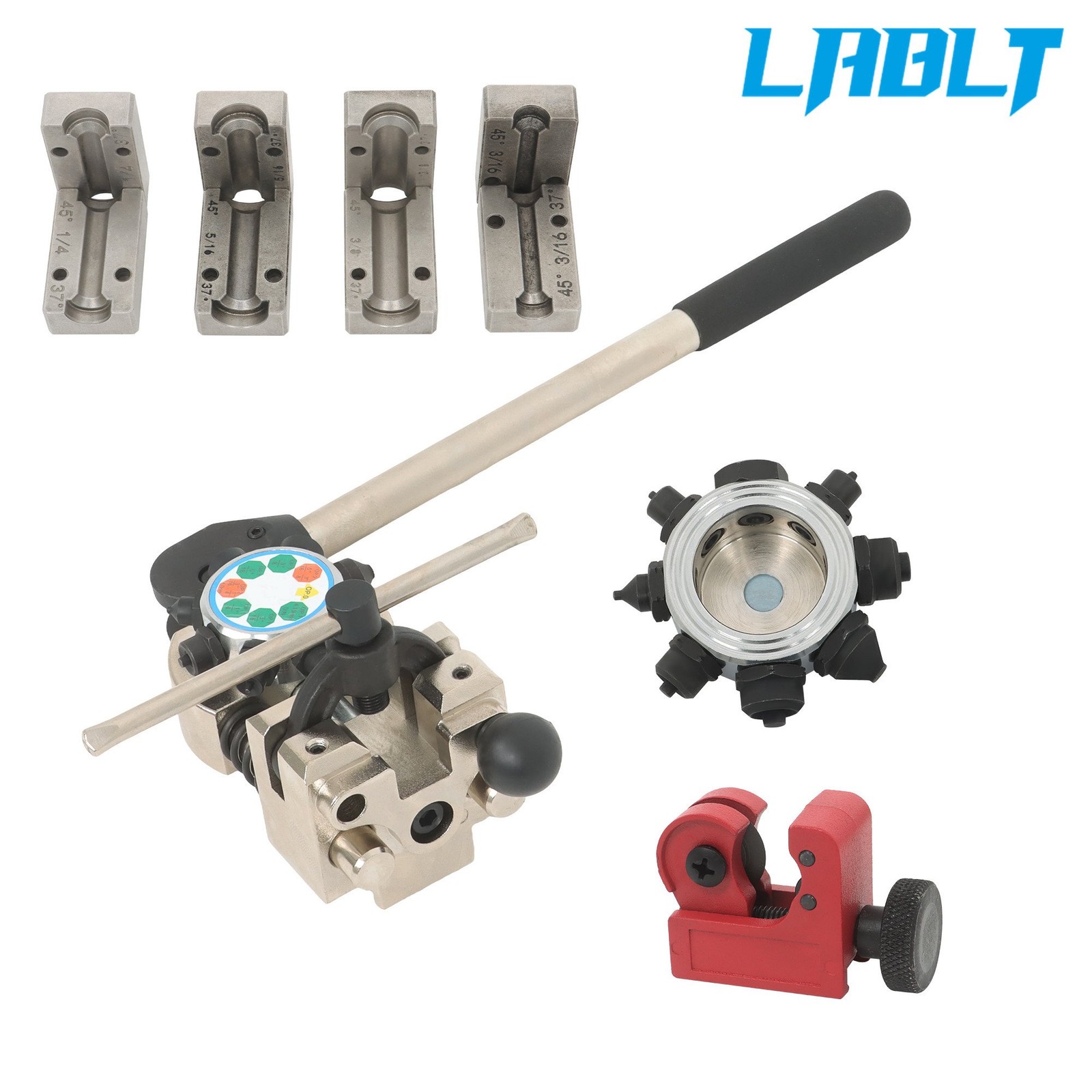 For 3/16″ – 3/8″ Tube Brake Line Flaring Tool Set 45° & 37° Brake Flare Tool