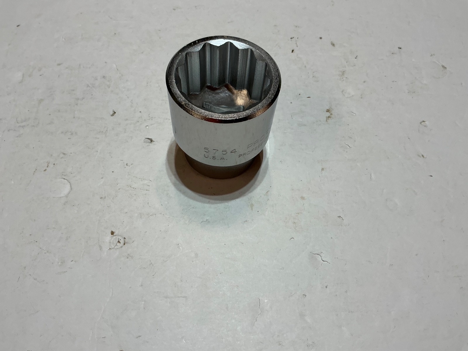 New Proto 1″ drive 1 11/16″ shallow socket 12pt 5754 USA made