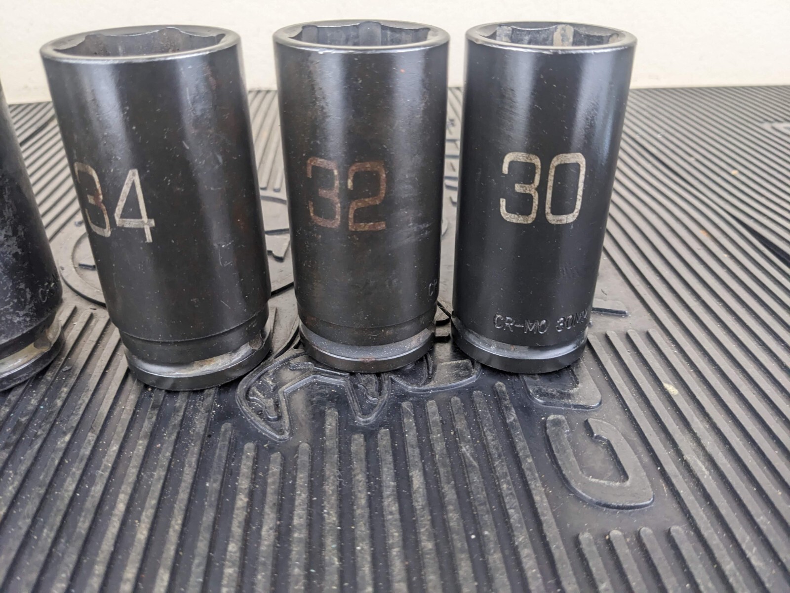 #az379 MATCO TOOLS ADV CDP SOCKET 30mm 32mm 34mm 35mm 6 POINT SET