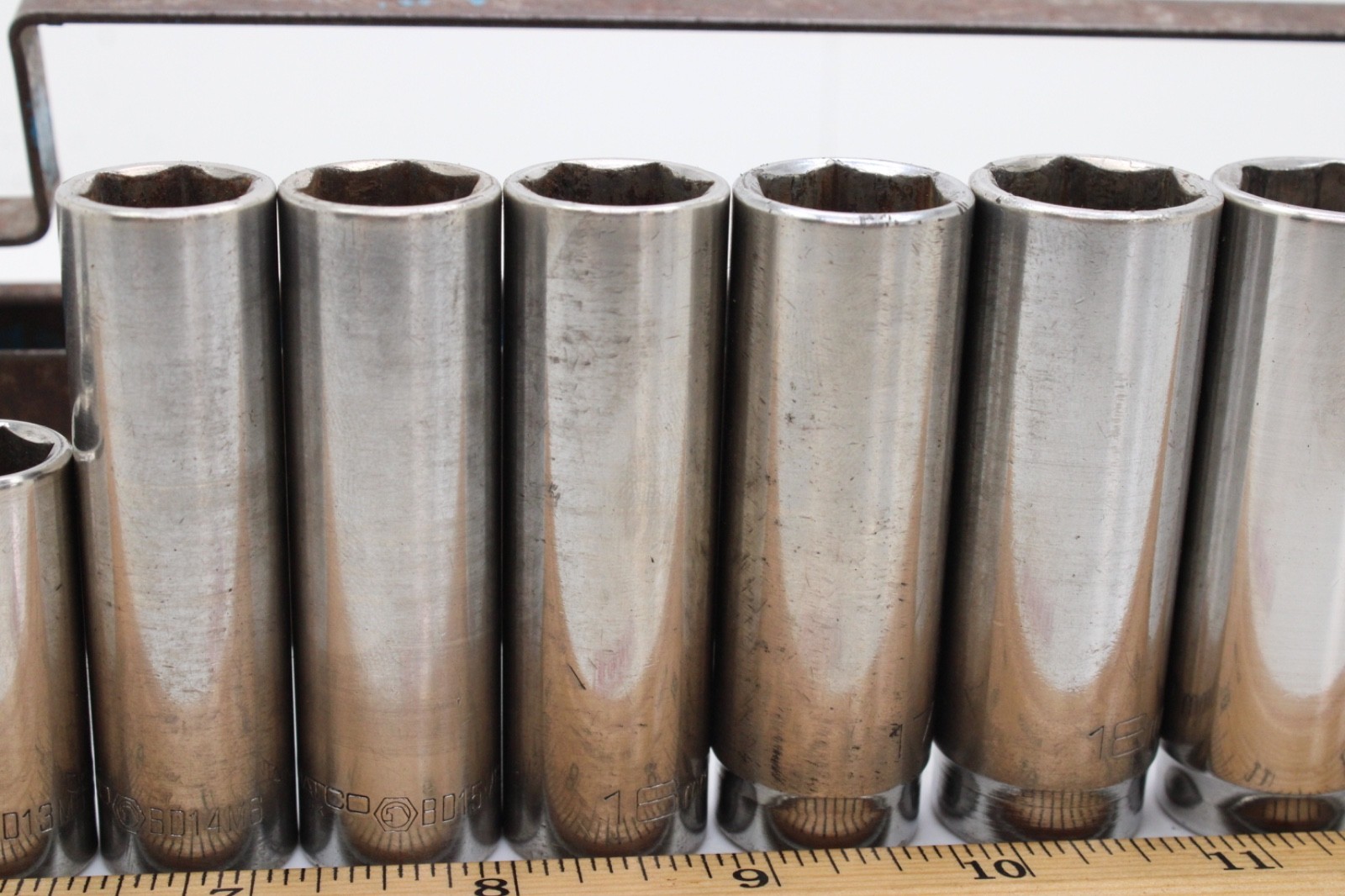 Matco BD6M6-BD23M6 6-23mm 3/8″ Drive 6 Point Metric Chrome Deep Socket Set USA