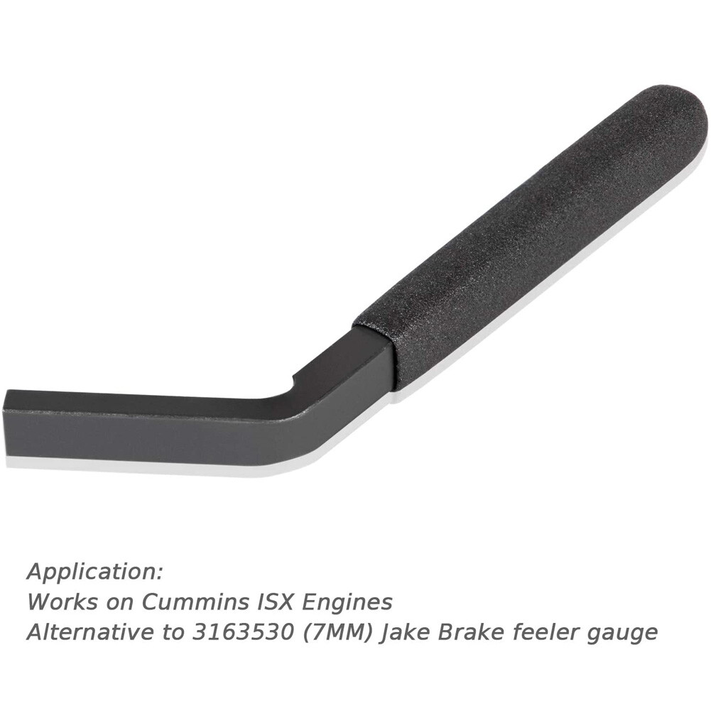 Engine Brake Adjustment Tool 7MM 3163530 Jake Brake Feeler Gauge for Cummins ISX