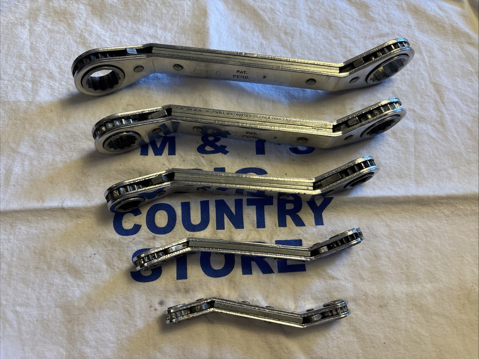 Mac Tools USA 5pc SAE Offset Ratcheting Box Wrench Set 1/4″ – 7/8″