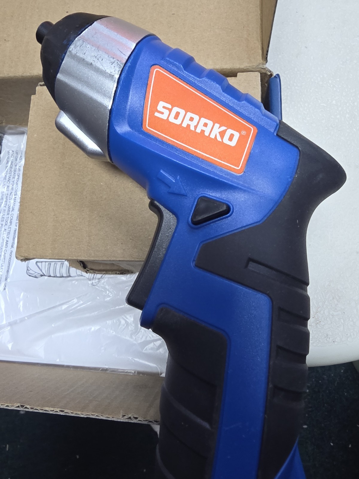 SORAKO 3.6V Cordless Electric Screwdriver 6Nm, Rechargeable 1.3Ah Li-ion Battery