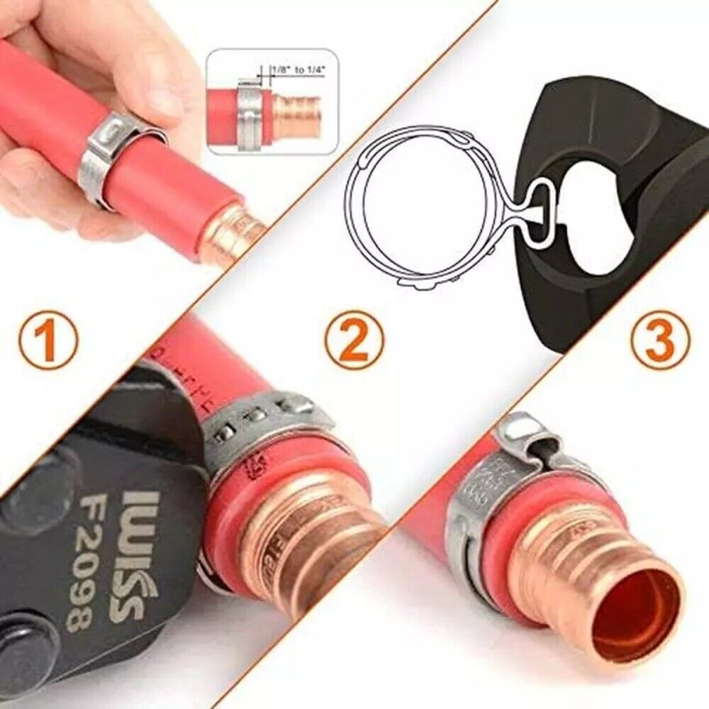 9 Inch Ear Clamp Pliers Pinch Clamp Pliers Ear Hose Clamps Tool Ear Clamp Pincer