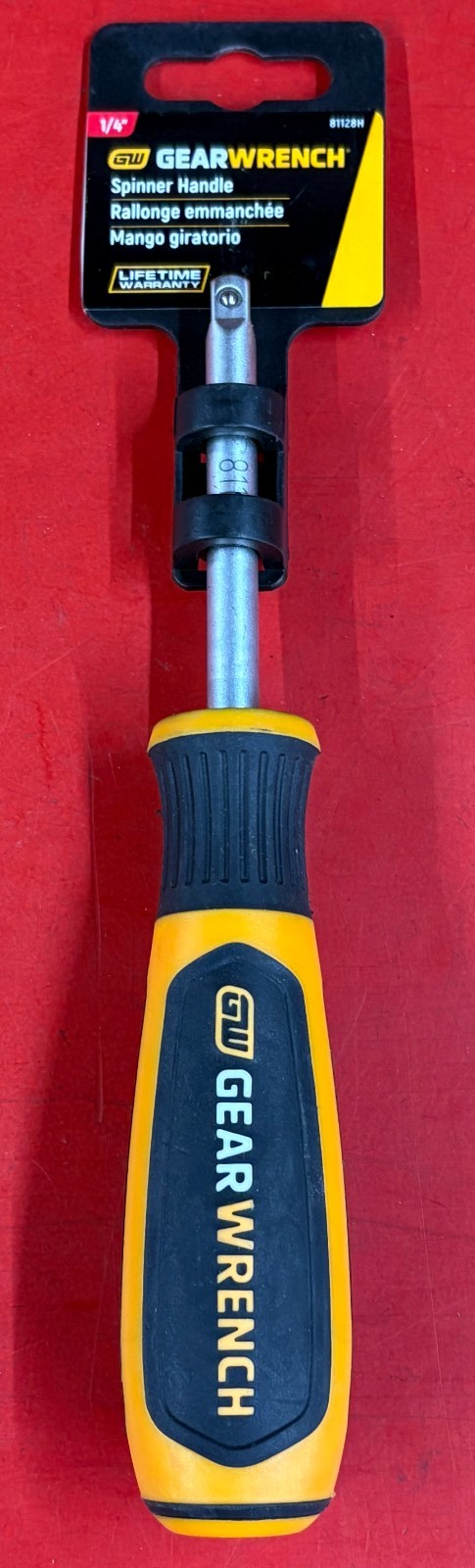 APEX TOOL GROUP GEARWRENCH 81128H SPINNER HANDLE 1/4″ DRIVE 7-3/4″ IN LONG