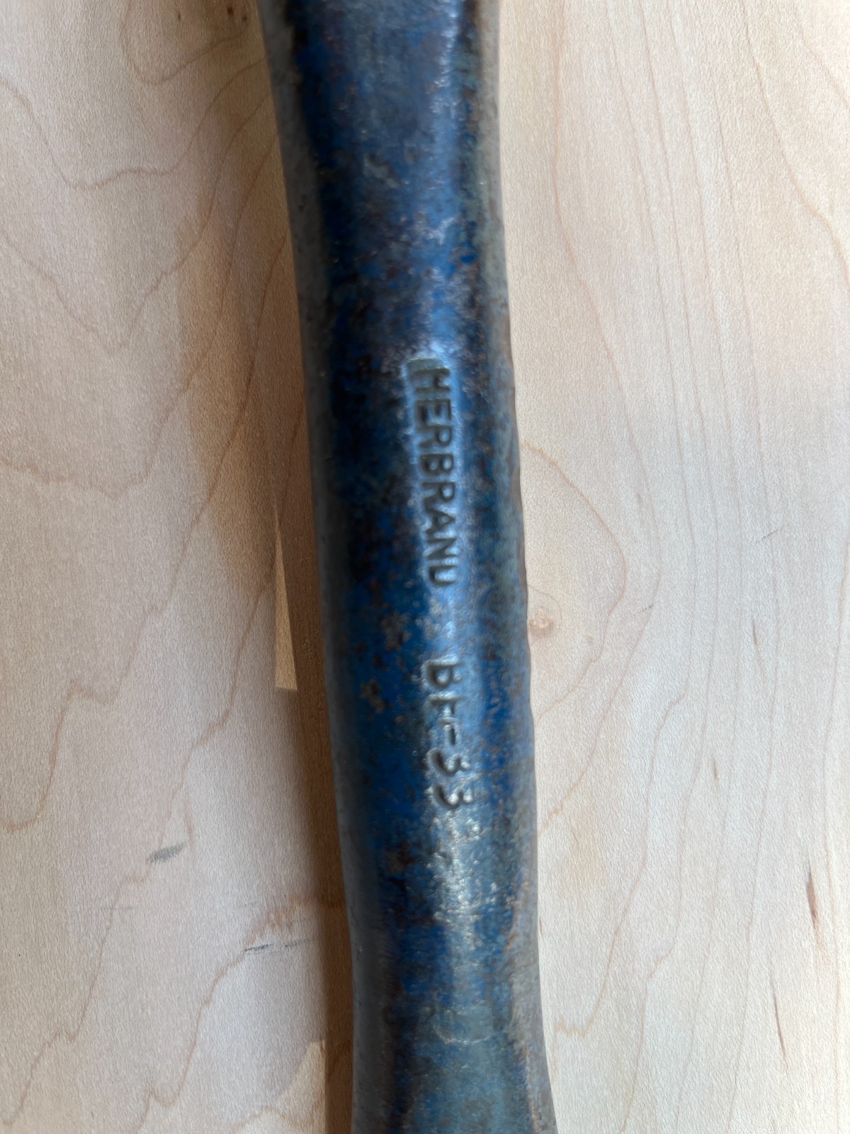 Vintage Herbrand BF-33 Curved Slapping Spoon Auto Body Dent Repair USA Tool