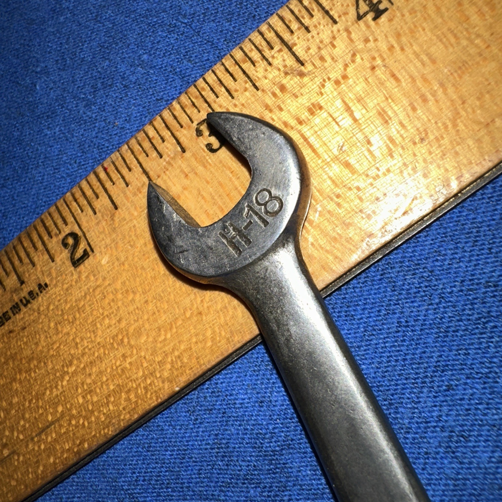 Armstrong Tools Open Face Wrench H-18 Vintage 15/32, 13/32 Small Thin Wrench