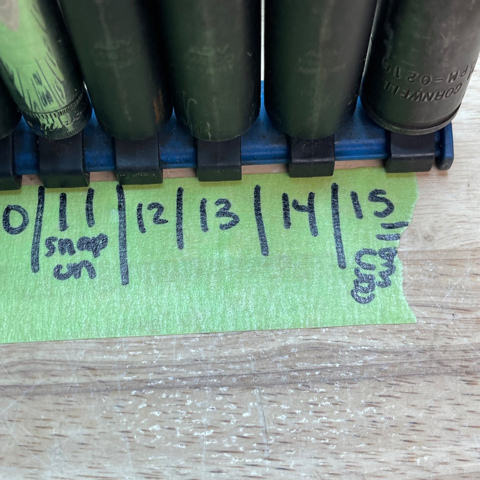 MATCO ADV 1/4″ Drive, 14pc Deep Socket Set, 6pt, ***11-SNAP -ON 15mm-CORNWALL**