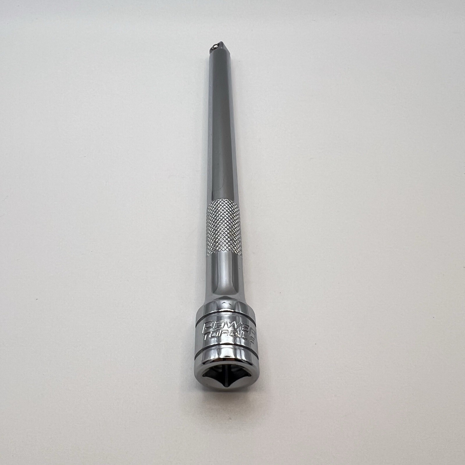 Power Torque 3/8” Drive x 6” Wobble Socket Extension Chrome Knurled GM6085