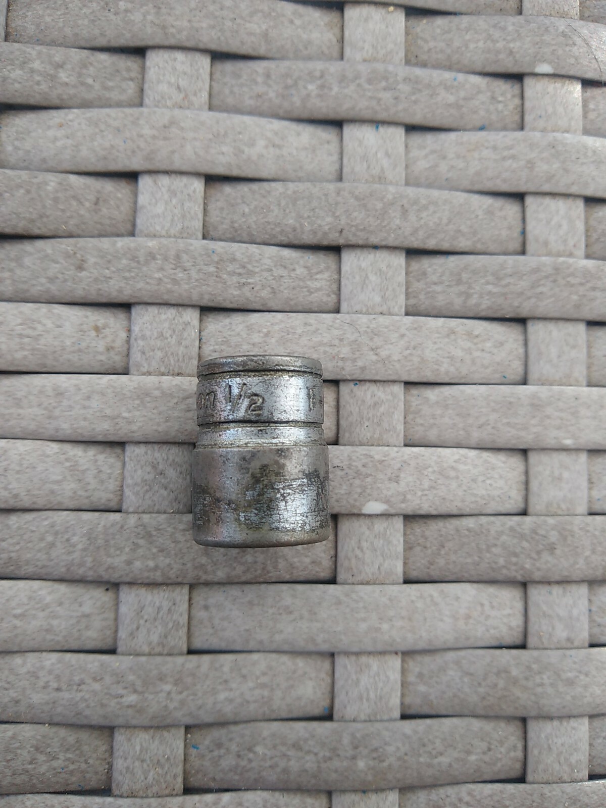 Vintage Snap-on F161 Tools 3/8″ Drive 1/2 Socket 12 Point Old Logo