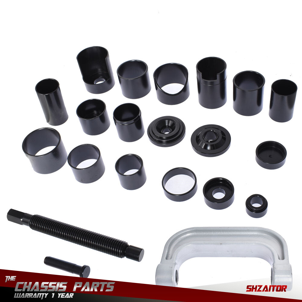 Auto Repair Service Removal Ball Joint Press Tool Kit & 21Pcs Master Adapter Set