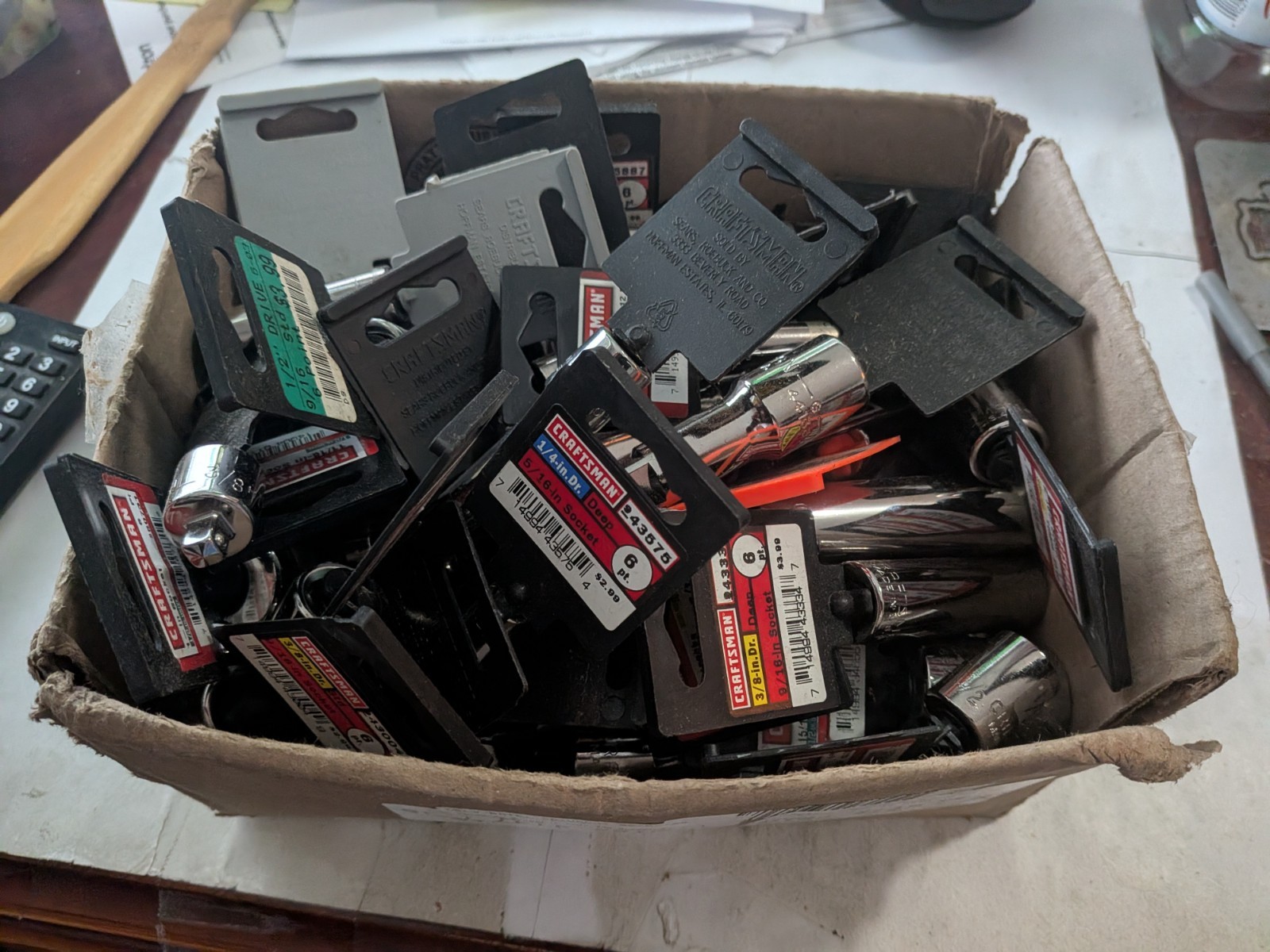Large Lot of Craftsman Sockets & Extensions All NEW
