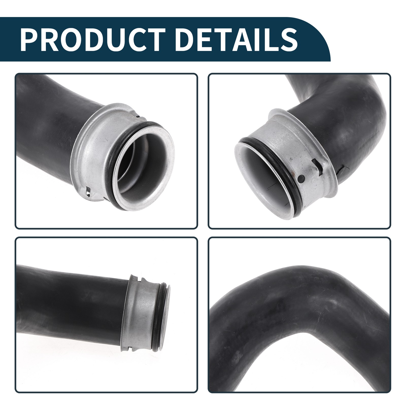 Radiator Hose for Mercedes-Benz C-Class 2008-24 N.A2045011682 Rubber 1pc