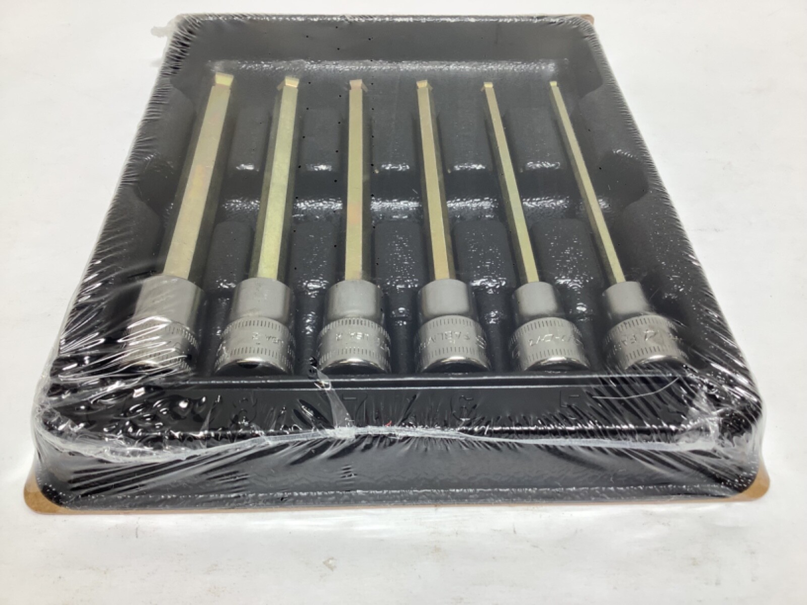 New Snap-on 206EFABLM 3/8″ Drive 4 to 10 mm Metric Long Ball Hex Bit Socket Set