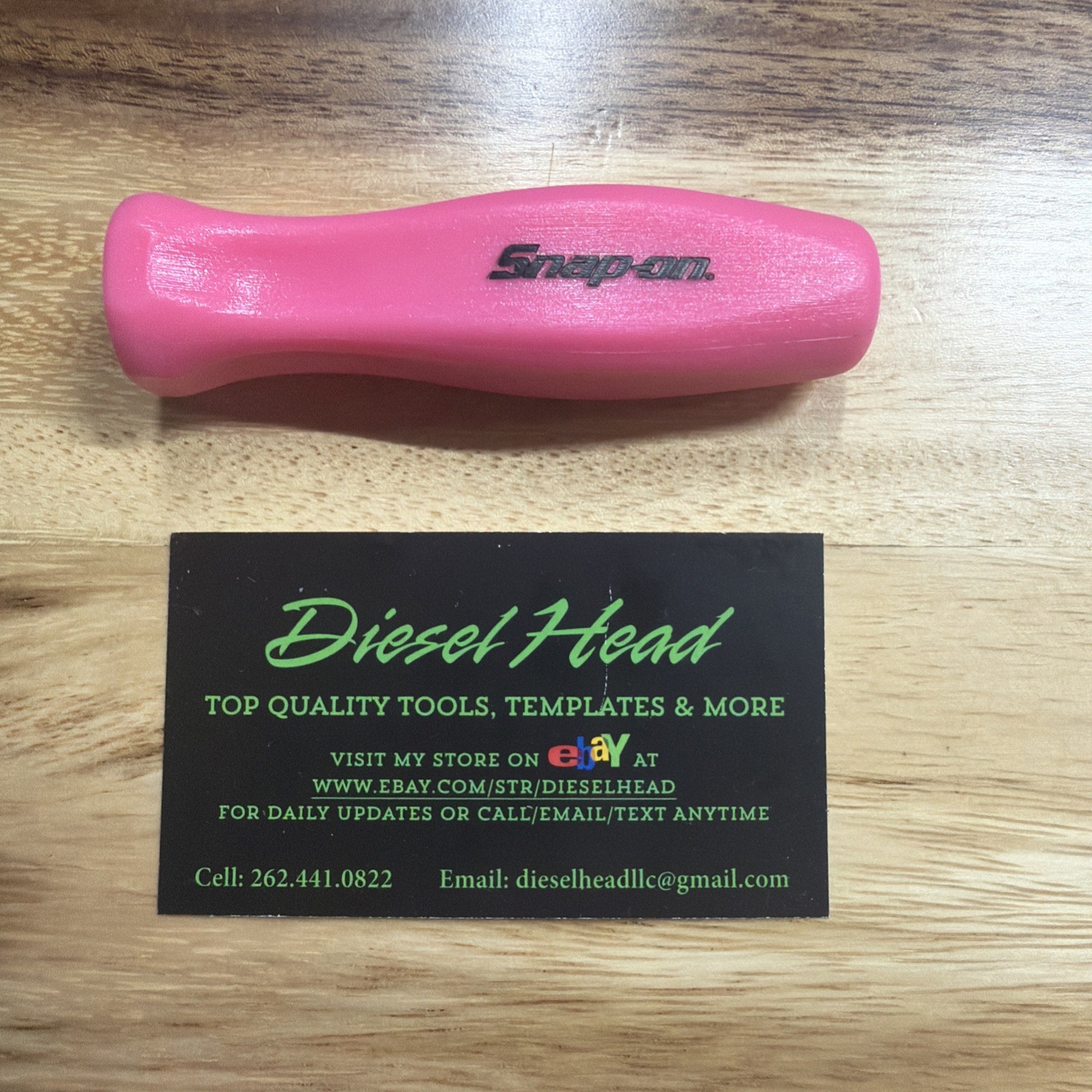 NEW Snap-on Tools PINK 3/8″ Dr Replacement Hard Handle Ratchet Grip Free Ship