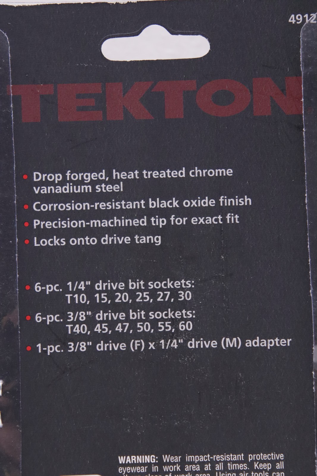 Tekton 1/4 In. And 3/8 In. Drive T10-t60 Impact Star Bit Socket Set – New